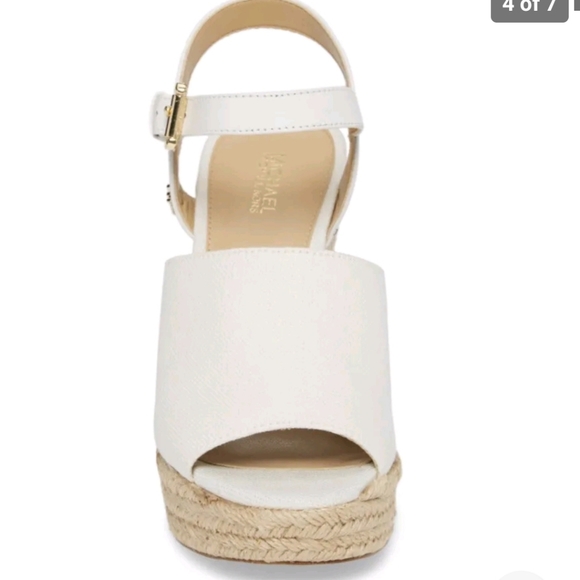 Michael kors Penelope wedge canvas size 10 - Picture 2 of 4